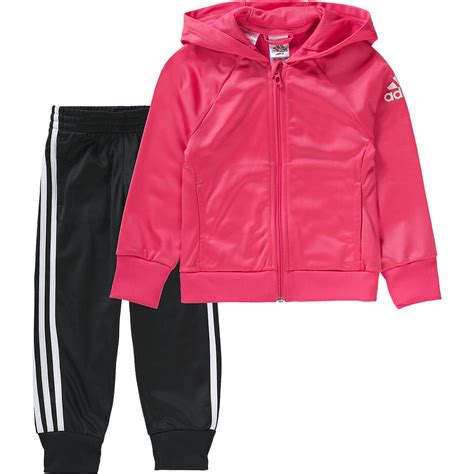 adidas trainingsanzug mädchen pink schwarz|trainingsanzüge für mädchen.